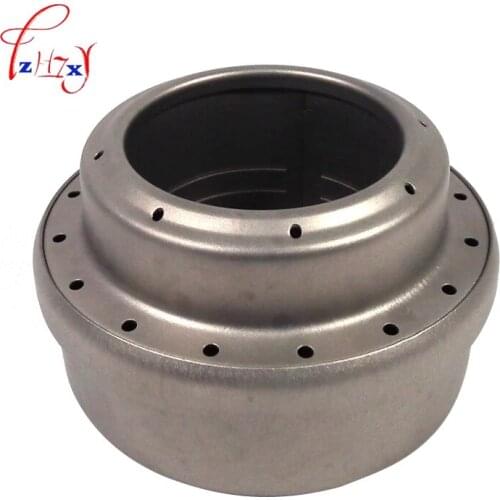 Outdoor Camping Hiking Titanium Alcohol Stove 70ml Mini Liquid Alcohol Stove Ultralight Portable Titanium Stove 1pc
