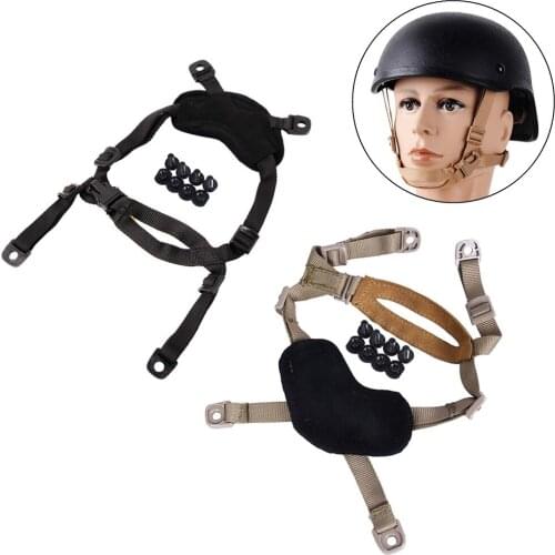 Tactical helmet suspension strap 4-point lining suspension helmet strap Adjustable Strap Helmet Accessory for Hunting Shooting