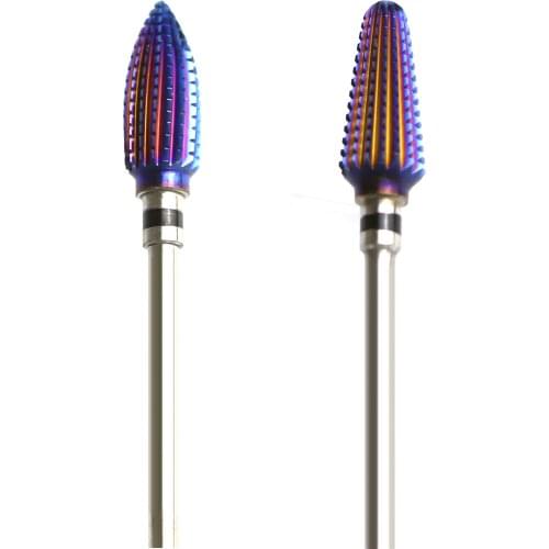 High Quality Tornado Purple Carbide Nail Drill Bit 3/32" Sharp Milling Cutter For Manicure Rotary Burr Drill Accessories