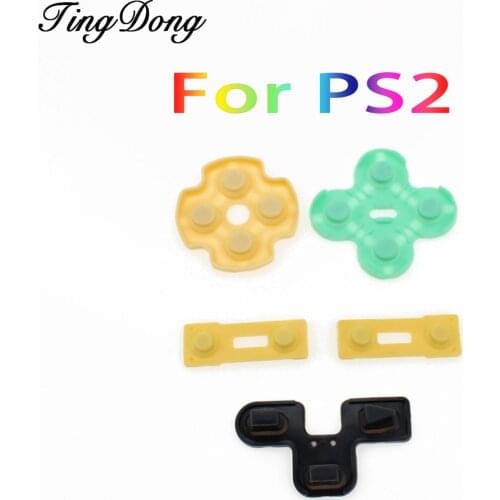 Replacement Silicone Rubber Conductive Pads Buttons Touches For Playstation 2 Controller PS2 Repair Parts