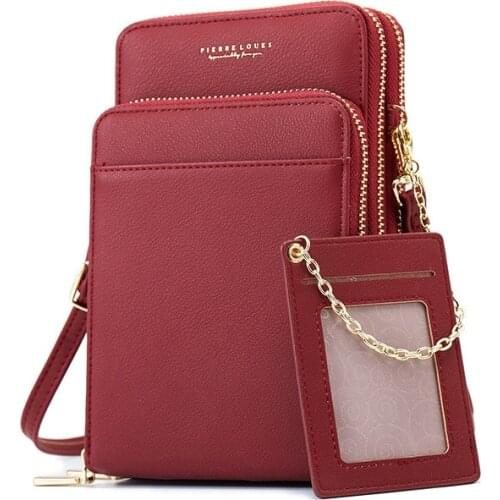 2020 Women Wallet Brand Cell Phone Wallet Big Card Holders Wallet Handbag Purse Clutch Messenger Shoulder Straps Bag