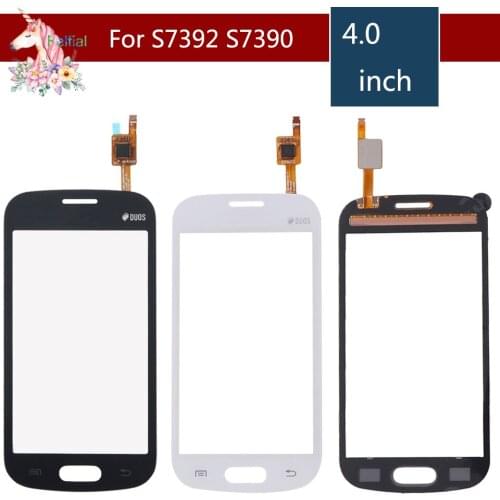 10pcs/lot For Samsung Galaxy Trend Lite S7390 7392 GT-S7390 S7392 Touch Screen Digitizer Sensor Front Glass Lens Replacement
