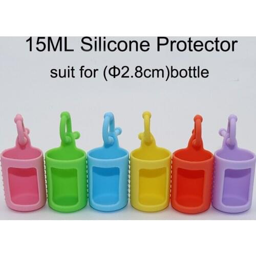 ✨12PCS 15ML Essential Oil Bottle Cover Silicone Protector for Glass bottle carry out