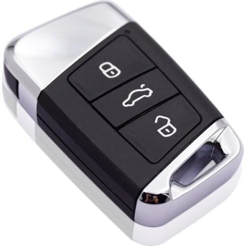 3 Buttons Smart Remote Car Key Shell For Volkswagen VW Passat B8 New Magotan B5 Skoda A7 Variant Auto Insert Key Blade Case