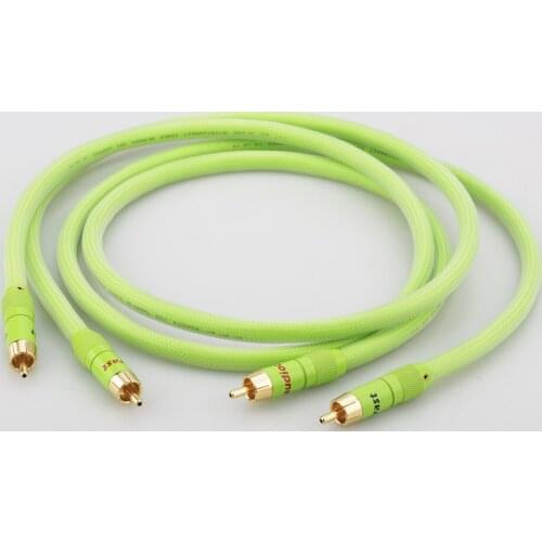 A51 HI-End 99.9999% OFC Copper RCA Interconnect Cable With 2RCA To RCA Audio Cable HIFI