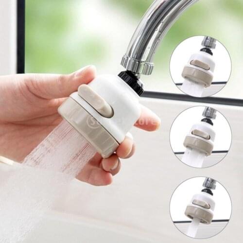 Kitchen Tap Head 360°Rotatable Faucet Spray Head Tap Splash Filter Nozzle 3 Mode