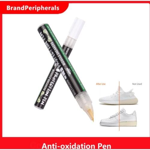 Anti-oxidation Pen for Sneakers Midsole Marker Protection Pen Prevent Sport Shoes Turn Yellow Paint Crystal Rubber Sole Leather