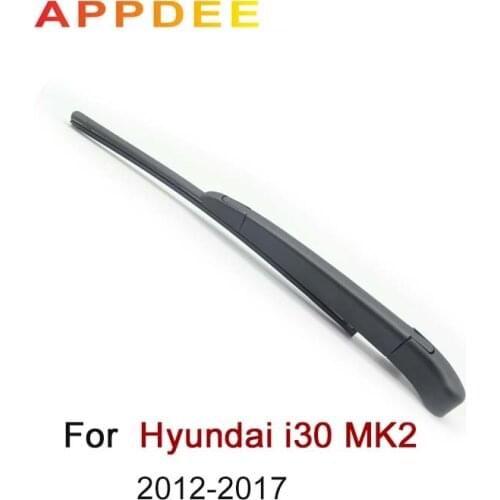 APPDEE Wiper Rear Wiper Blade & Arm Set Kit For Hyundai i30 MK2 2012 2013-2017 Windshield Windscreen Rear Window 2016 2015 2014