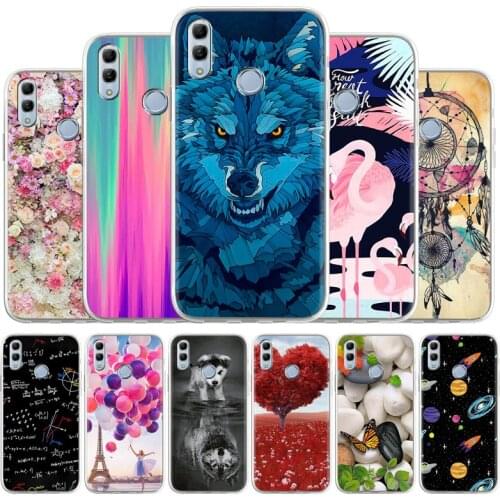 Case For Honor 10 Lite Case Silicone Soft Wolf Cat Phone Cover for Huawei Honor 10i 20S 10X Lite Case Honor 20 Light TPU Bumper