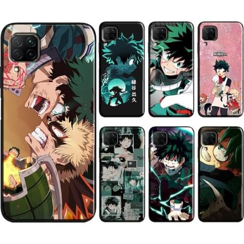 Boku no hero Academia Izuku Midoriya Deku Phone Case For Huawei P40 Lite P30 P20 Pro P Smart 2021 2019 Mate 10 20 Lite Back Case