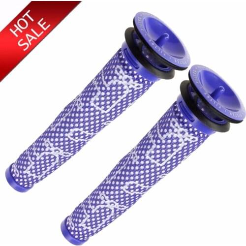 2pcs/lot Vacuum Cleaner accessories Parts Pre Motor Washable HEPA Filter Motor Head for Dyson v6 v7 v8 dc62 DC61 DC58 DC59 DC74