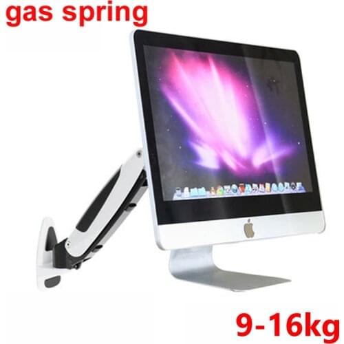 DL-GST111W-A73 21.5" Monitor wall mount bracket All-in-one PC Holder one Arm Gas Spring Full Motion TV Mount 9-16kg heavy screen