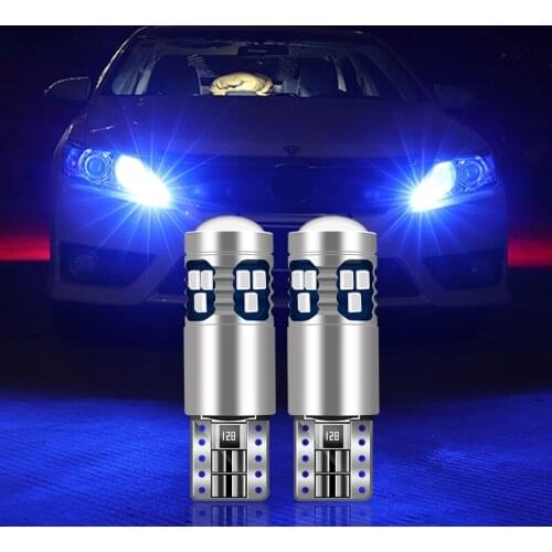For Peugeot 3008 5008 GTI 308 T9 408 206 406 508 307 301 2008 4007 SW 2pcs T10 W5W LED Bulbs Car Width Parking Light Accessories