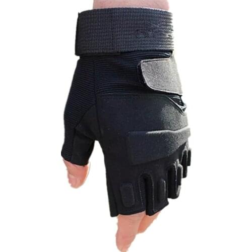 Army Mens Tactical Gloves Military Outdoor Sports Fitness Gym Men Women Antiskid Anti-Slip Cycle Half Finger Fingerless Gloves