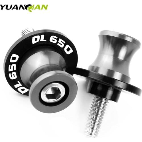 CNC Motorcycle Frame Stands 8MM Screws sliders Swingarm Spools Slider M8 For Suzuki DL650 DL 650 V-Strom 2002- 2014 2015 2016