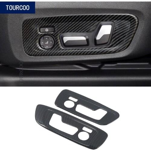 Car Seat Adjust Switch Panel Cover Trim Sticker for BMW X3 2018 Car Styling Seat Control Button Decorative Trim Sticker