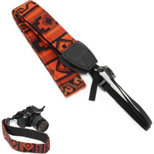 Universal Camera Neck Shoulder Strap Vintage Carrying Belt for Sony Lumix Nikon Canon DSLR Cameras -Drop