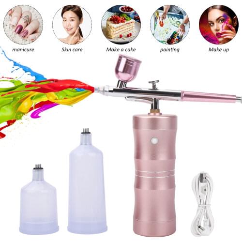 Oxygen Facial Machine Water Oxygen Beauty Device Professiona Salon Micro-nano Moisturizing Sprayer Airbrush Set Skin Care Tool