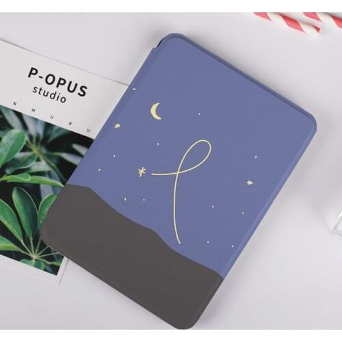 Healing Japanese Cartoon Case for Kindle Paperwhite 4 2018 Case Tablets Cover Kindle Paperwhite 4 2019 Shockproof 6"