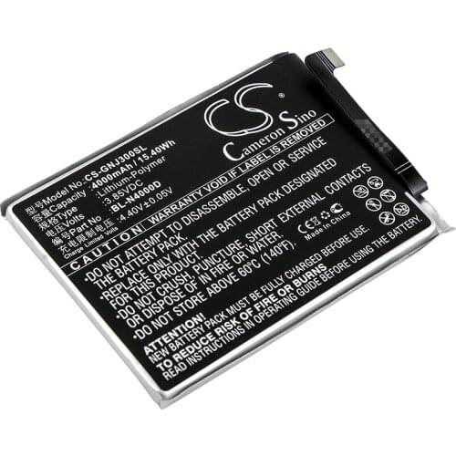 CS 4000mAh/15.40Wh battery for GIONEE GN5006,GN5006L,Gold Steel 2,Jingang 3,Jingang 3 Dual SIM,3 Dual SIM TD-LTE