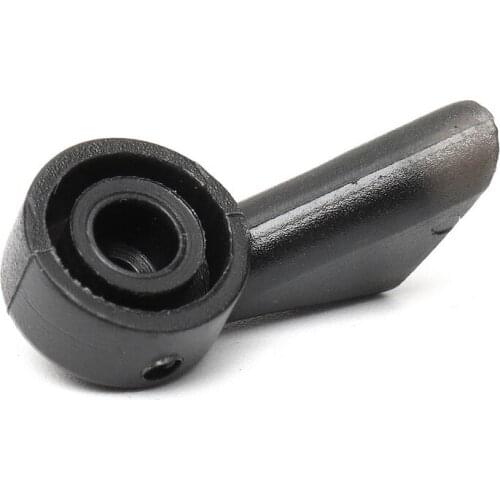 For Audi 1pc Windshield Rear Wiper Washer Nozzle Spray Jet Cover Black Plastic 4G9955985 8E9955985 Support A3 A4 A6 Q7