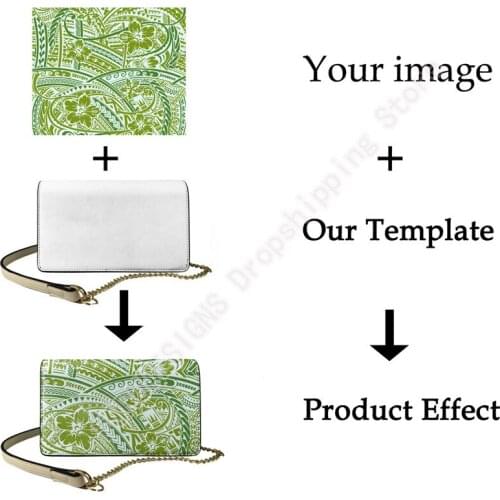 New Trend Mini Portable Handbag Crossbody Bag Customize Female Casual Rectangle Shape Saddle Bag PU Leather Shoulder Chain Bag