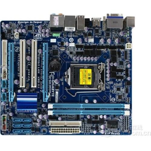 Gigabyte GA-H55M-D2H original motherboard DDR3 LGA 1156 for I3 I5 I7 32NM CPU H55M-D2H 8GB desktop motherboard