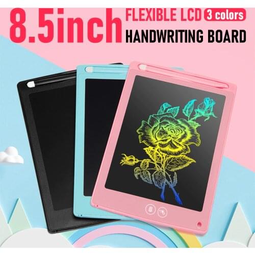 LCD Colorful Writing Tablet Partially Erasing Drawing Board Electronic Thick Pen Highlight Pads DIgital Tablets 8.5/10/12 inch