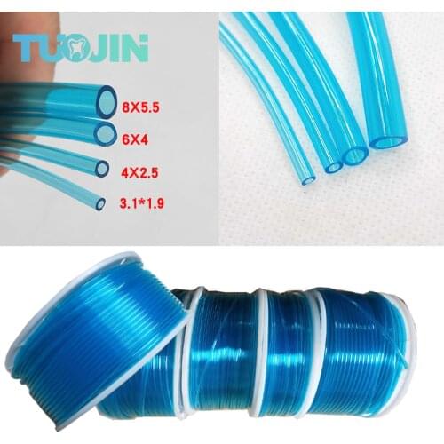 Dental 10m Polyether tube chair water vapor Air Hose Pipe Tube Blue water air tube for dental chair accessories