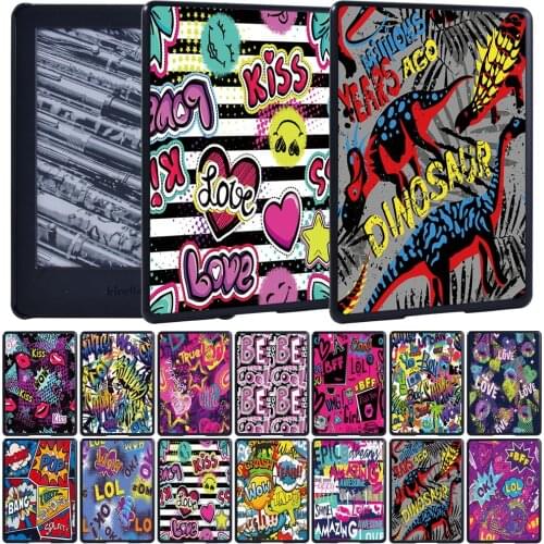 Tablet Case for Amazon Kindle 10th Gen 2019/Paperwhite 1/2/3/4/Kindle 8th Gen 2016 Shockproof Rear Shell Protective Cover+Stylus