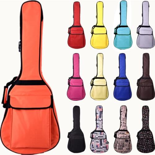 Scione Thickened Folk Acoustic Guitar Bag 36/39/41inch Classical Electric Guitar Bag Sleeve Backpack Piano Bag Guitar Accessorie