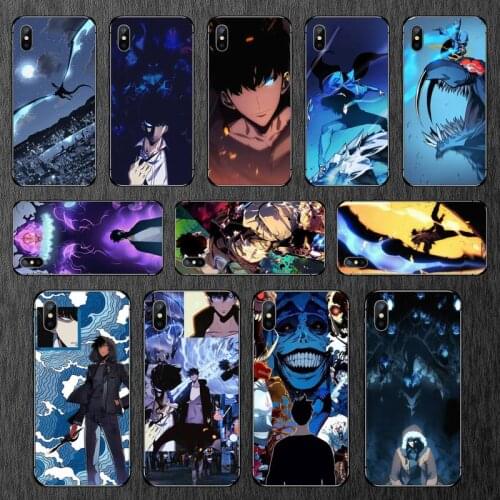 Solo leveling Phone Case for iPhone 11 12 pro MINI XS MAX 8 7 6 6S Plus X 5S SE 2020 XR