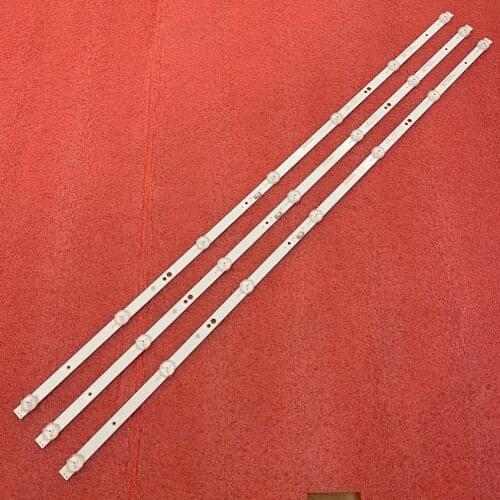 3pcs/set LED bar for Skyworth 40X6 40E2A 40E2AS 40K5C 5850-W4000-9P00 9P10 H-LED40F453BS2 APT-LB17086-40-1.3 7779-640000-D060