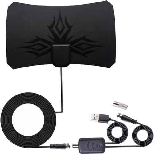 Digital TV Antenna Long 960Miles Range 4K 1080p Signal Booster - Frequency range: VHF 172-240Mhz UHF 470-860Mhz