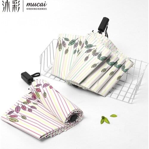 Sun umbrella sunshade UV protection umbrella folding womens dual-purpose black glue Three-fold Umbrella Sf02