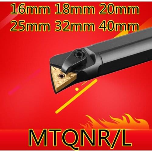 1PCS S16Q-MTQNR16 S20R-MTQNR16 S25S-MTQNR16 S32T-MTQNR16 S18Q-MTQNR16 MTQNL16 16mm 20mm 25mm 32mm 40mm CNC Turning Lathe tools