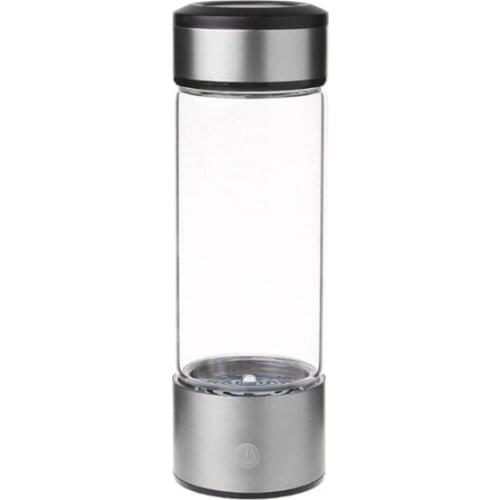 2018 NEW 400-500ML Portable Hydrogen Rich Water Maker Ionizer Generator Bottle Cup Xmas Gifts Straight