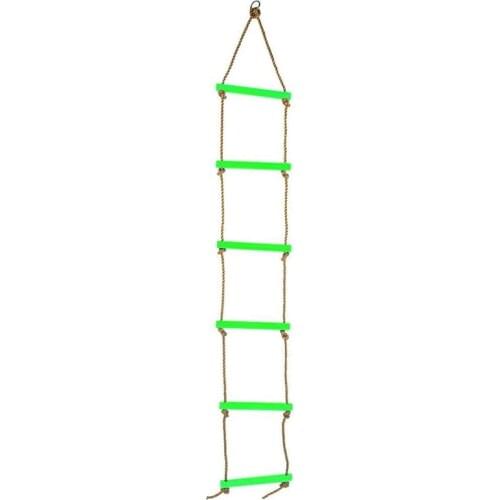 Kids Climbing Ladder Indoor Outdoor Plastic Six-Section Children Rope Climbing Ladder Toy Gymnastic Exercise Equipment
