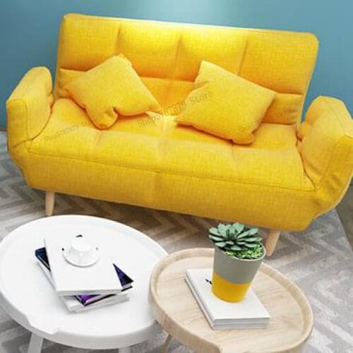 Lazy sofa simple folding single sofa bed small apartment double tatami net red recliner bedroom small sofa