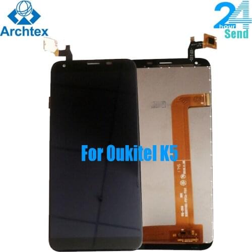 For Original Oukitel K5 LCD in Mobile phone LCD Display+Touch Screen Digitizer Assembly lcds +Tools 5.7" Stock