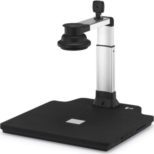 Bank office Government HD Scanner Dual Lens 17 Mega Pixels Camera +2.0mega pixel Vice Lens LED A4 A3 Document Photo ID card scan