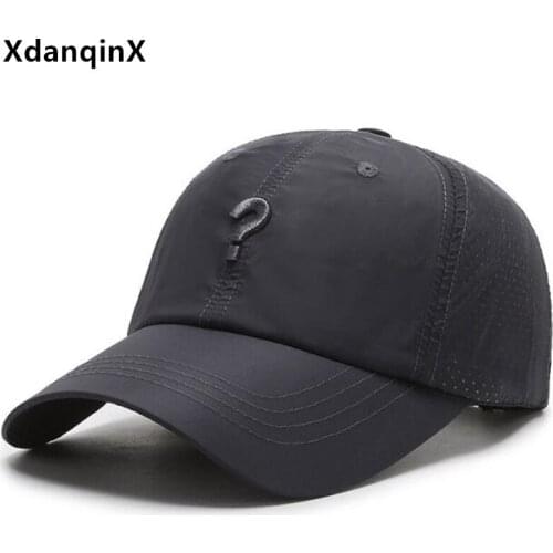 New Summer Mens Cap Ultra-thin Breathable Baseball Caps Adjustable Size Casual Couple Sports Cap Snapback Hat Womens Mesh Cap