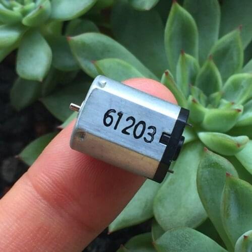 N20 Short Shaft Metal Brush Micro Motor DC 3-6V High Quality Mute Small Motor M1 Screw Hole 7700-15500rpm Shaft Diameter: 1mm