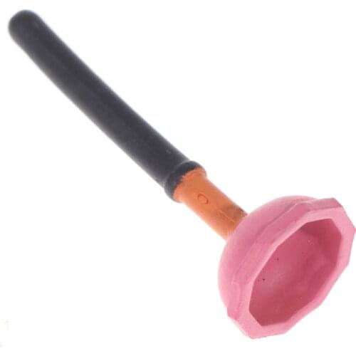 1:12 Dollhouse Miniature Mini Toilet Plungers Model Bathroom Decor Accessories