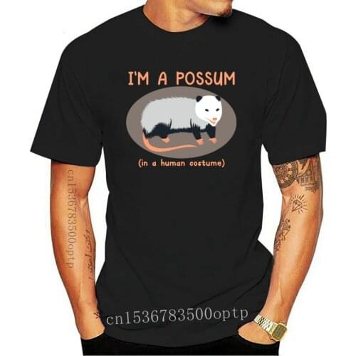 MenS Possum Costume Funny Opossum Halloween T-Shirt Size M-3Xl Apparel Casual Tee Shirt