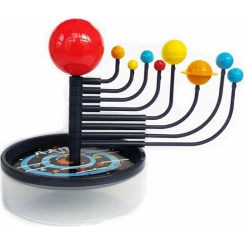 Planetarium solar system eight planets nine planet model toys DIY assembly of celestial operating instruments Geography