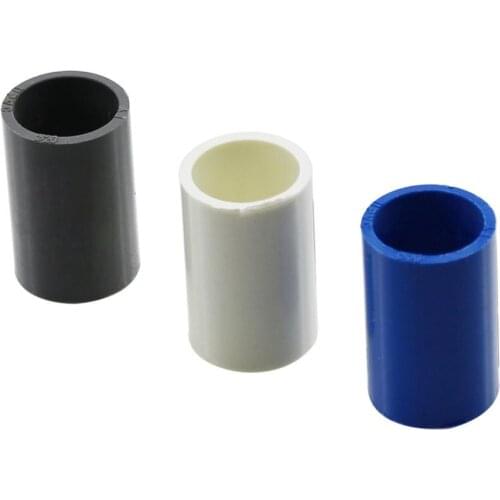 White Blue Grey Optional 25mm Straight PVC Pipe Connector Garden Irrigation Water Pipe Joint Home Storage Bracket Accessories