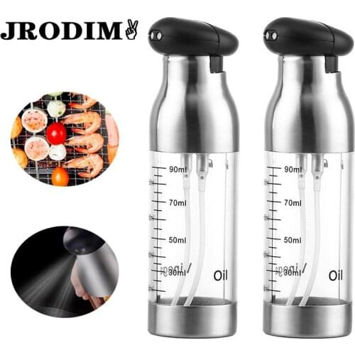 Oil Cook Oil Spray Empty Bottle Vinegar Bottle Oil Dispenser Salad BBQ Cooking Glass Oil Sprayer Kitchen Baking Tableware Tools