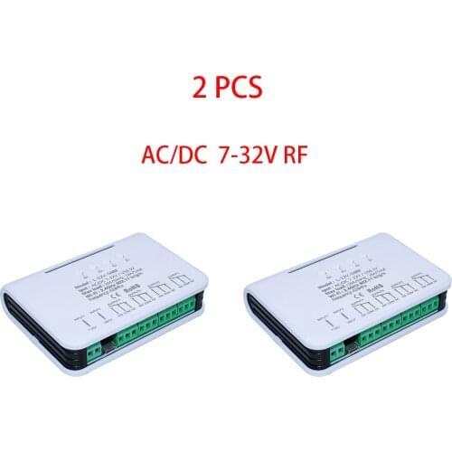 4CH With Shell 7V-32V 12V 24V 250v Wifi Relay Module Wireless 433MHz Remote Control Switch jog Self-locking APP for Smart Home