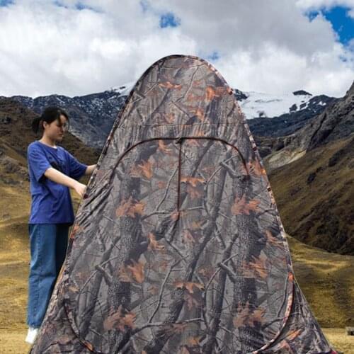 Folding Privacy Changing Tent Shower Toilet Camping Pop Up Camouflage Tent Photography Tent Waterproof Outdoor Shower Tent
